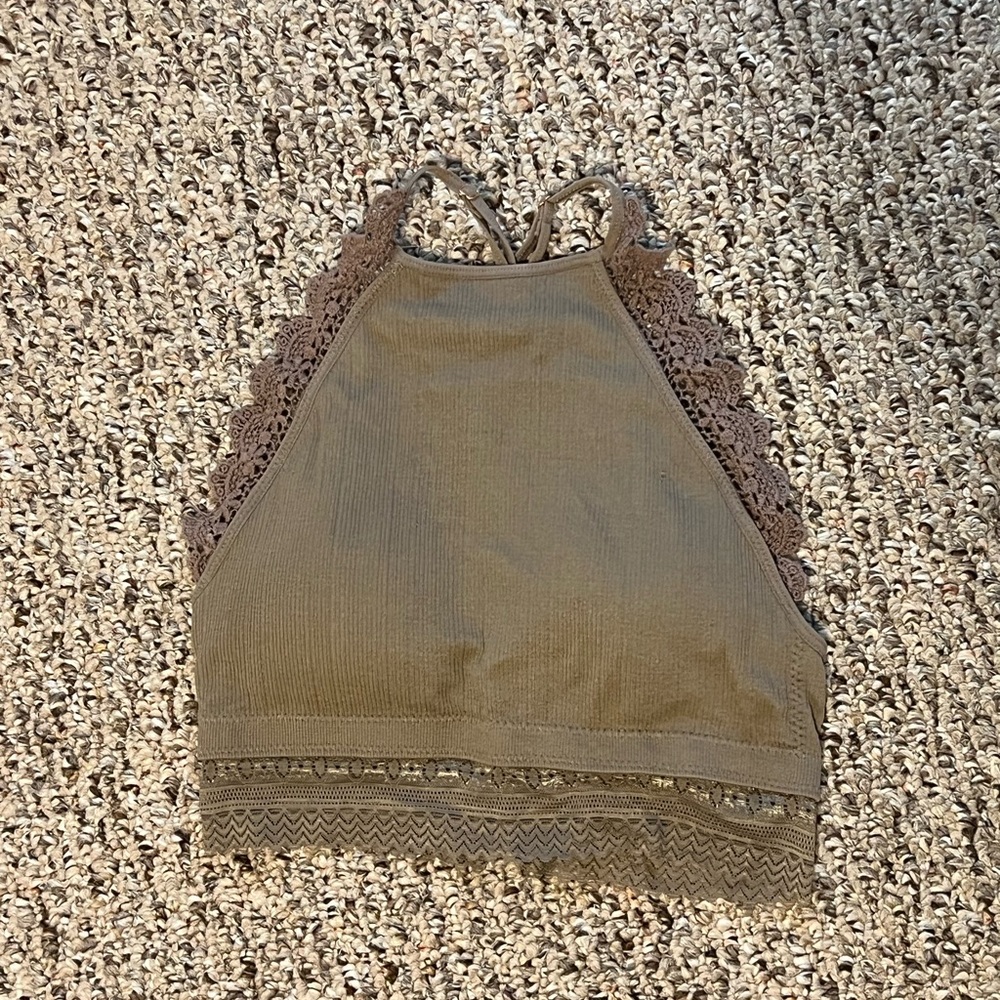 Brown tank top